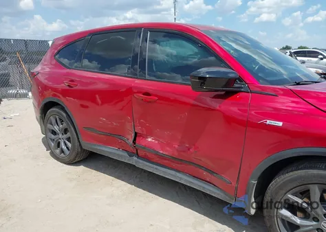 2022 Acura Mdx A-Spec Package из США, поврежденный, VIN 5J8YE1H03NL037744